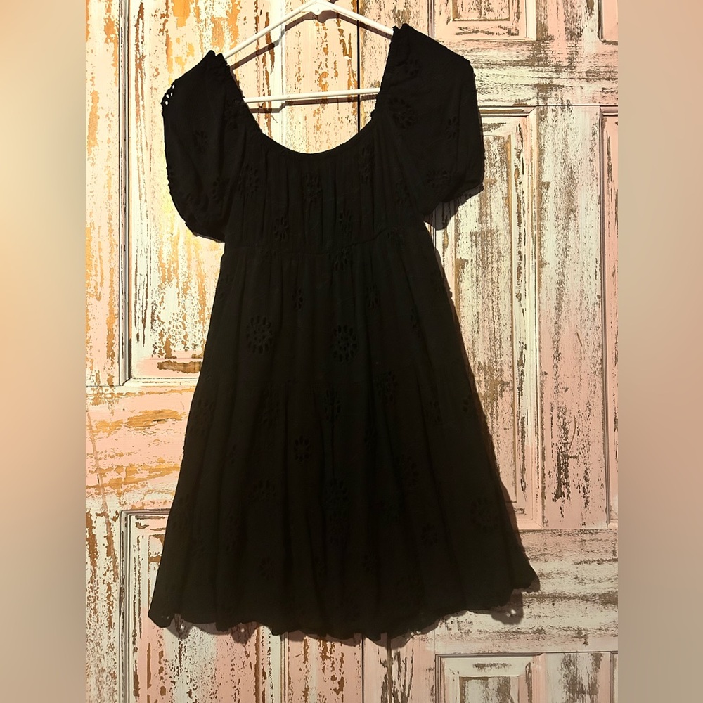 Rewind Black Midi Dress
